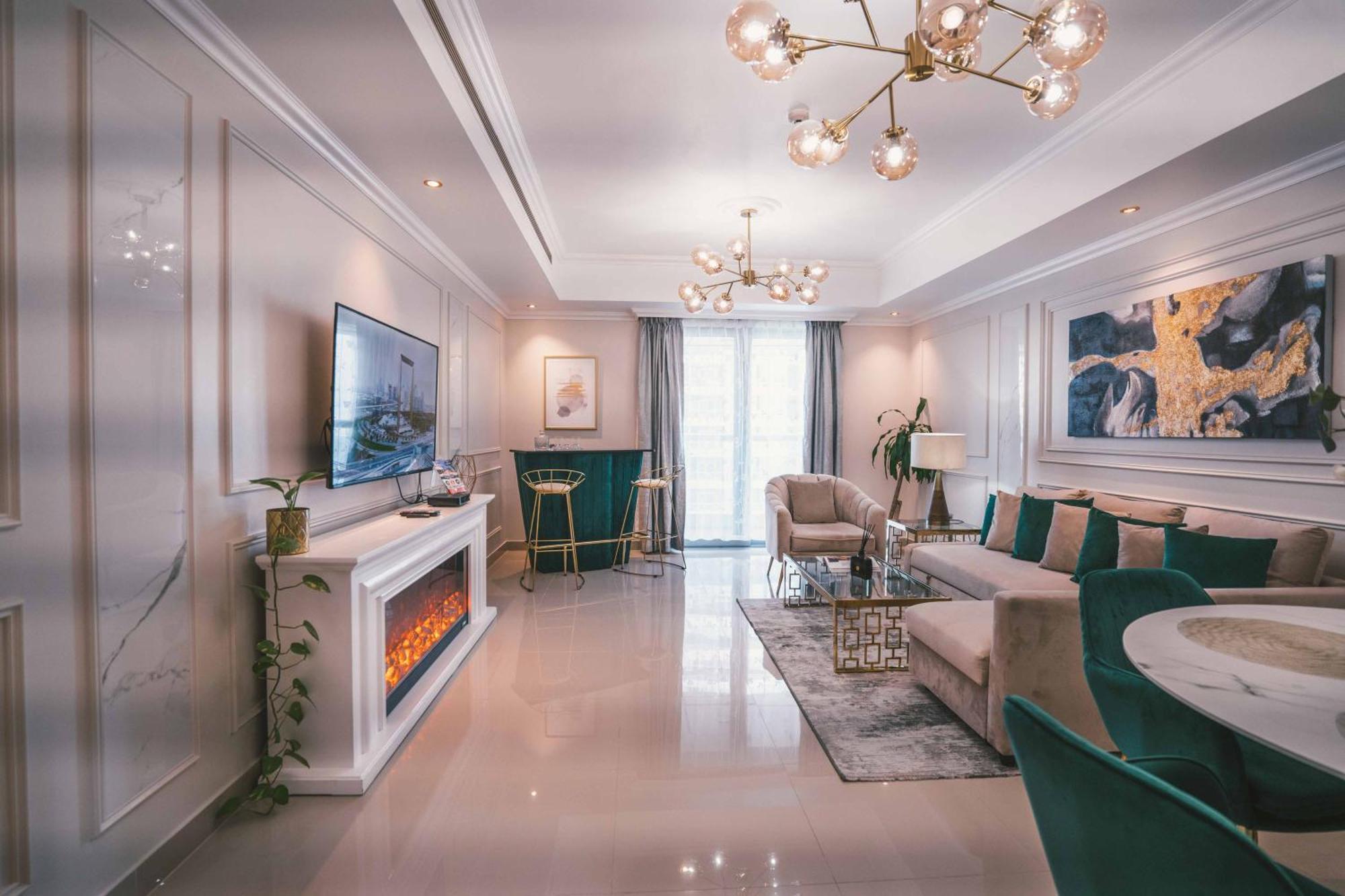 Апартаменты The Penthouse On 71St Floor Дубай Экстерьер фото